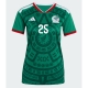 Billige Fotballdrakt Mexico Roberto Alvarado #25 Replika Hjemmedrakt Dame VM 2026 Kortermet Billige Fotballdrakt Mexico Roberto Alvarado #25 Replika Hjemmedrakt Dame VM 2026 Kortermet